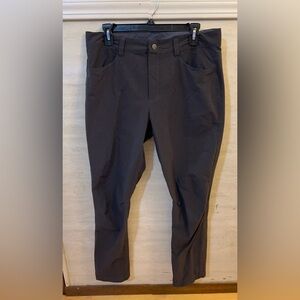 Rab Men's Incline Light Pants in the "Anthracite" colorway.